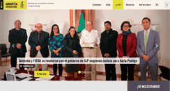 Desktop Screenshot of amnistia.org.mx