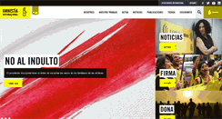 Desktop Screenshot of amnistia.org.pe